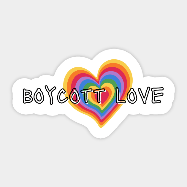 Boycott Love Sticker by netizen127